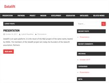 Tablet Screenshot of datalift.org